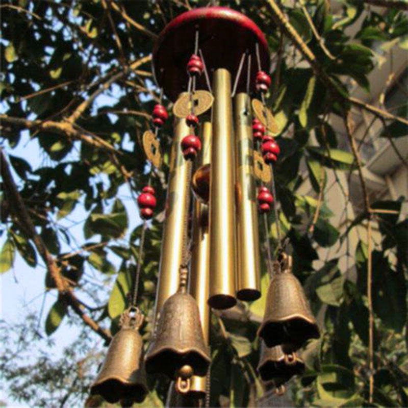 Wind Chime Tubular - Lonceng angin besar, lonceng tabung kayu