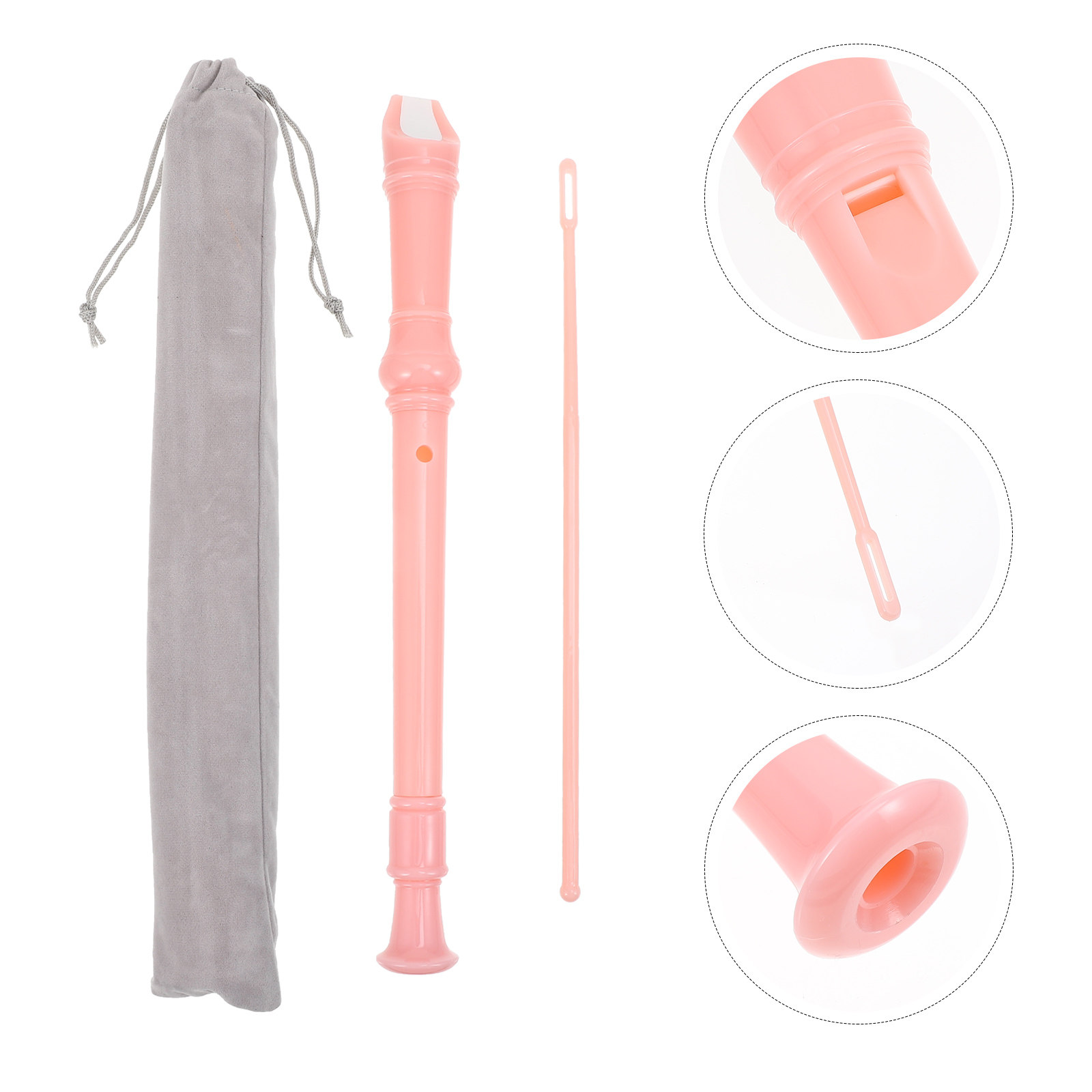 Musical Instrument I Play - 1Set Seruling Klarinet Soprano 8 Lubang