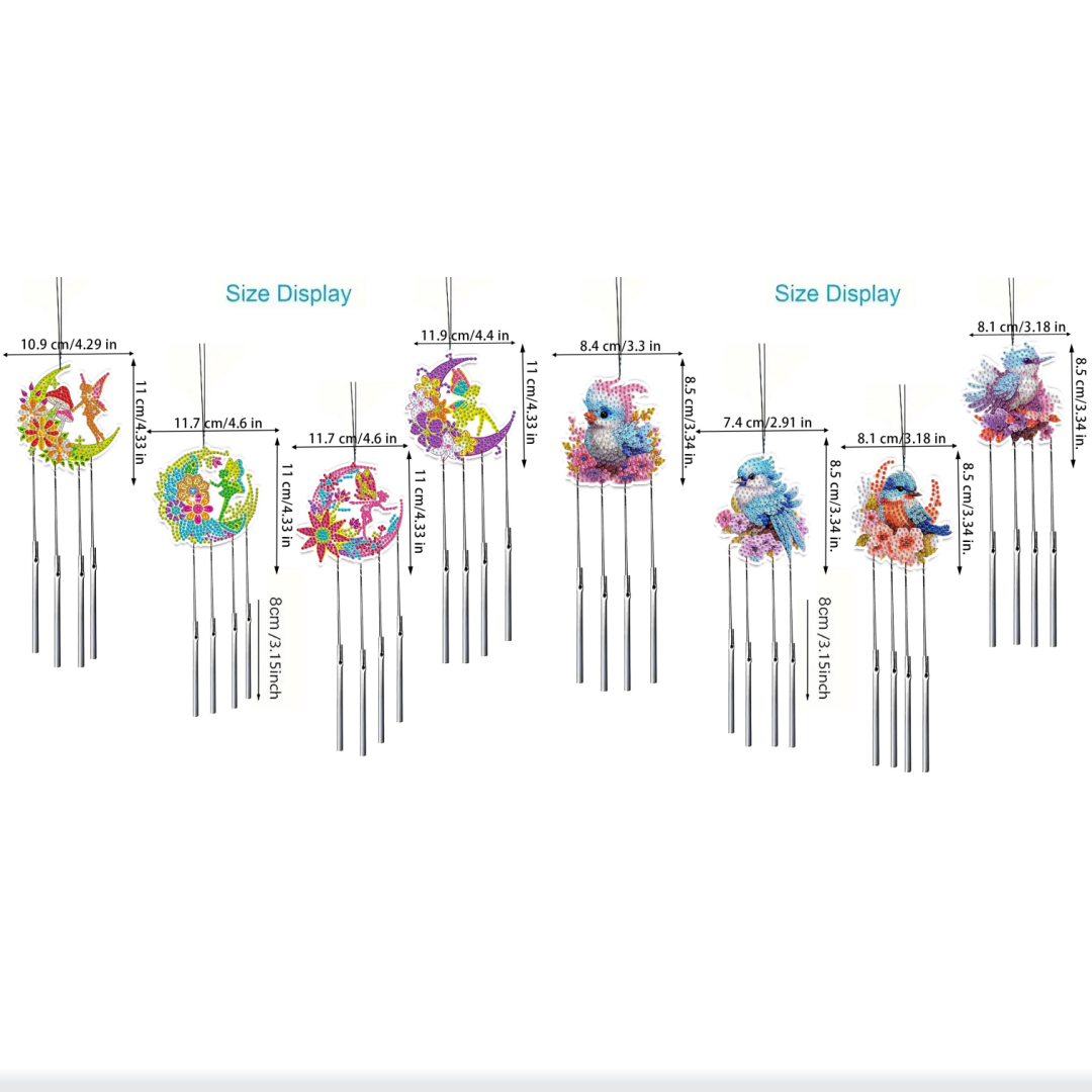 4 Set Lonceng Angin Seni Berli - Wind Chime Tubular ulasan dan harga