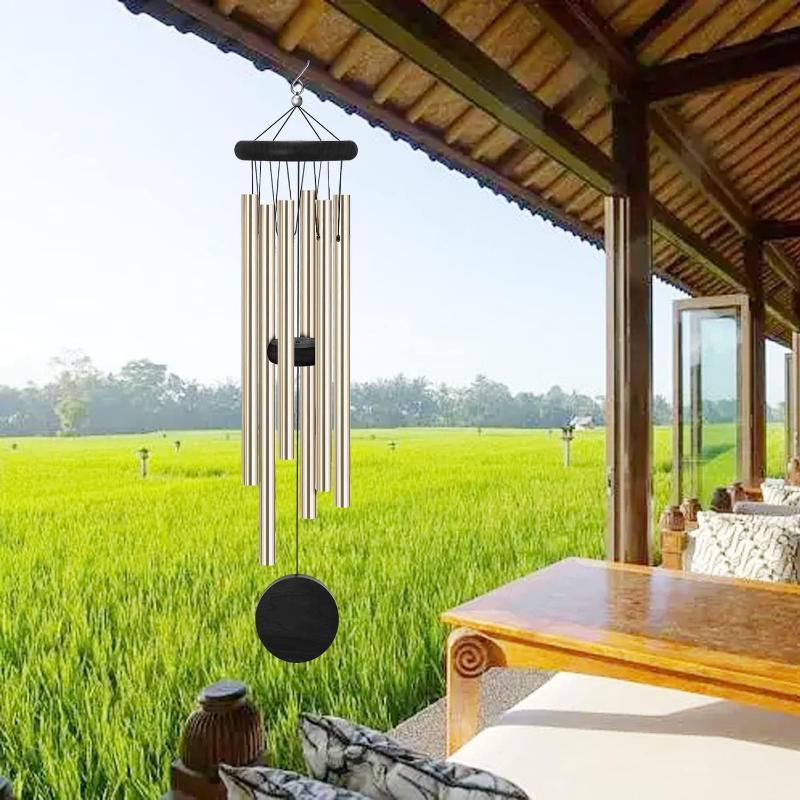 【D】Lonceng Angin Bahan Kayu Me - Wind Chime Tubular ulasan dan harga