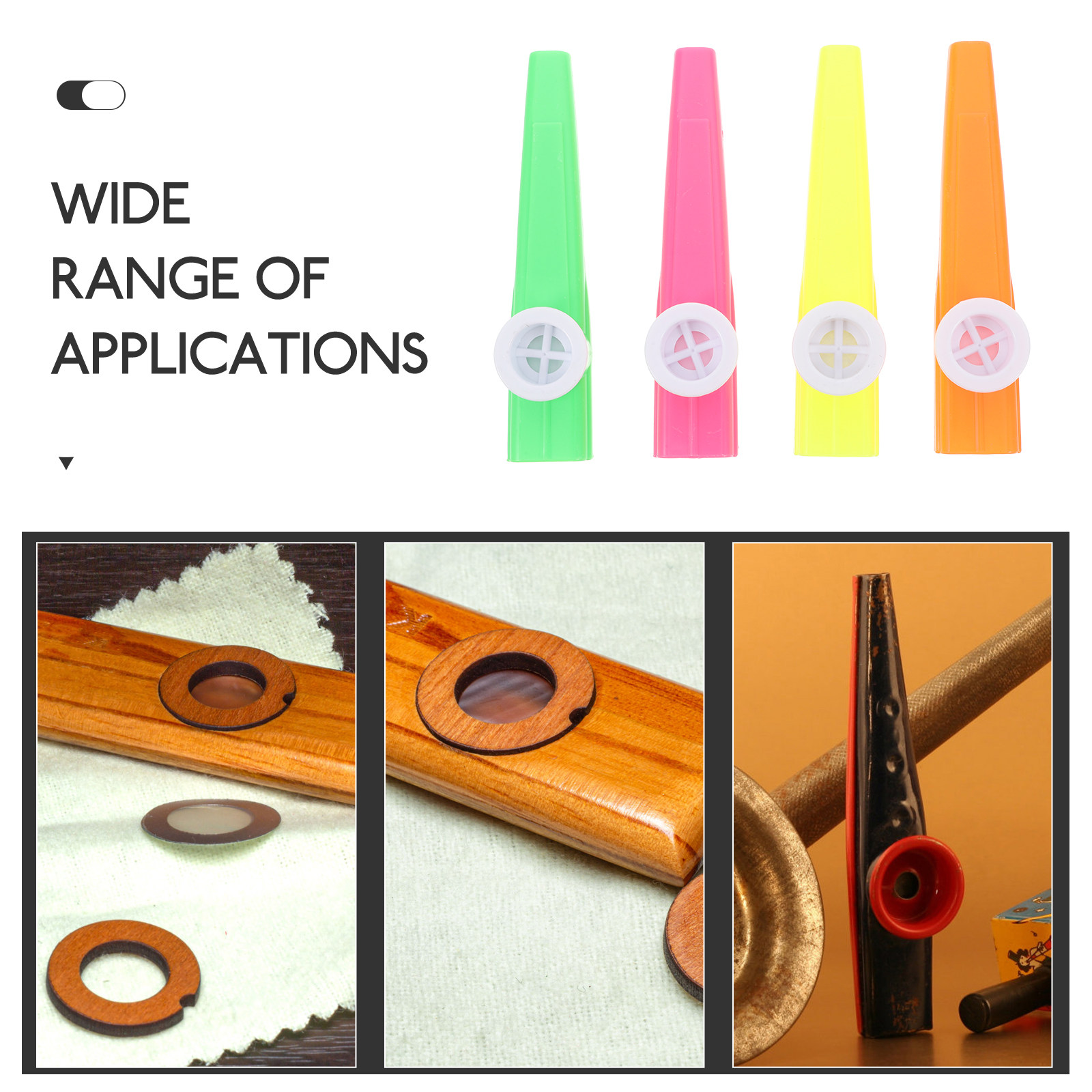 24 Buah Kazoo Plastik Berbagai - Musical Instrument I Play ulasan dan harga