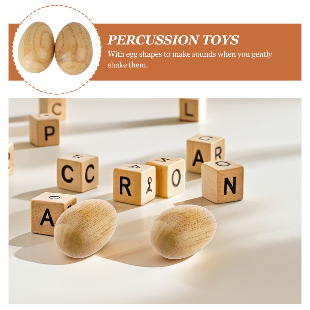 4Pcs Maracas Kayu Ramah Lingku - Musical Instrument I Play ulasan dan harga