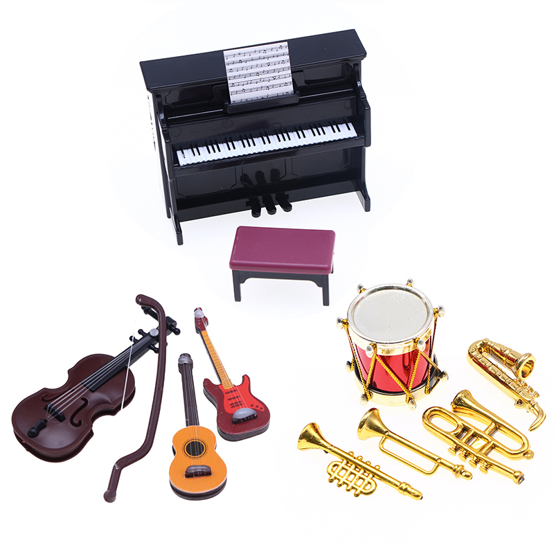 Set Alat Musik Miniatur Skala  - Musical Instrument Like Piano ulasan dan harga