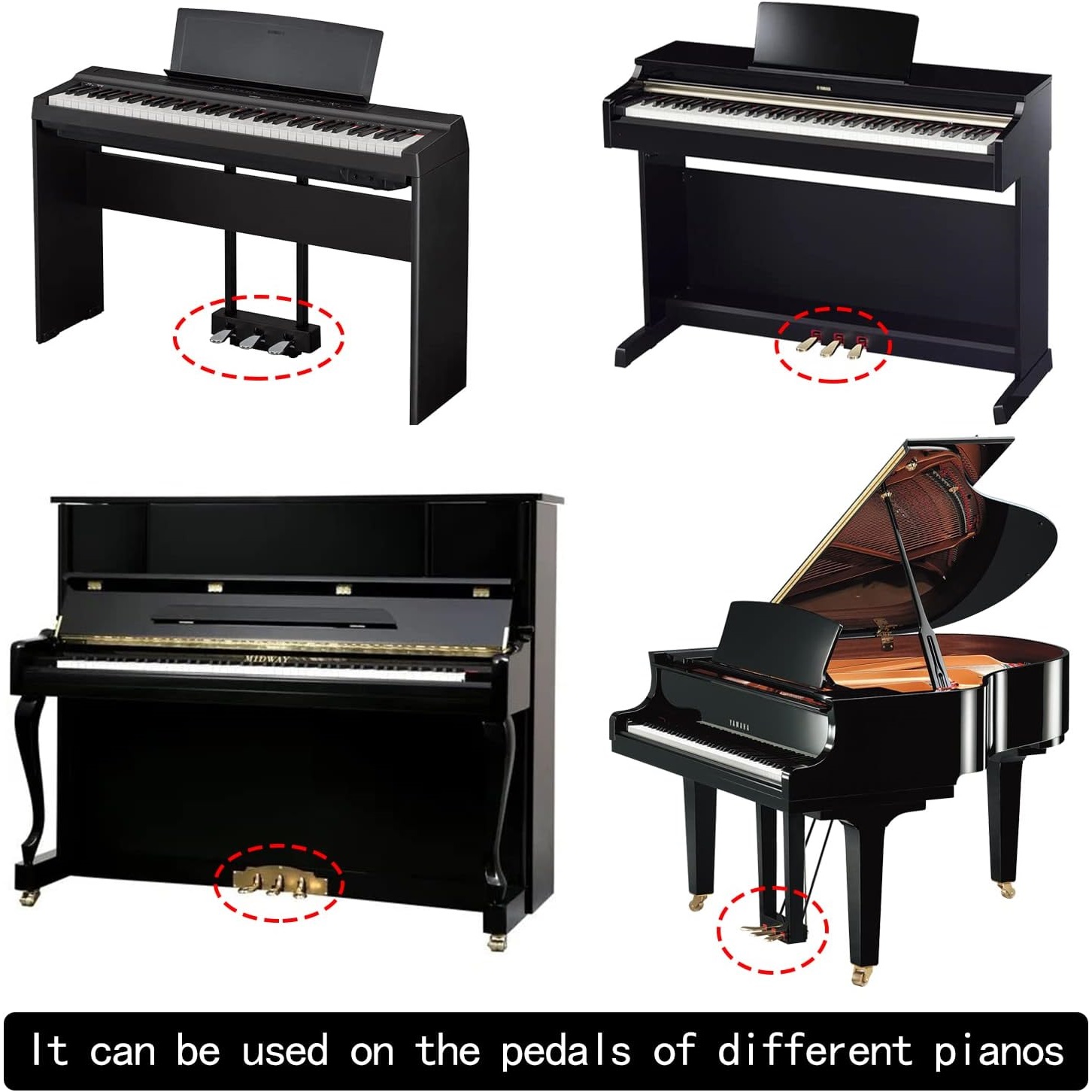 Penutup Piano lengan Pedal, pe - Musical Instrument Like Piano ulasan dan harga