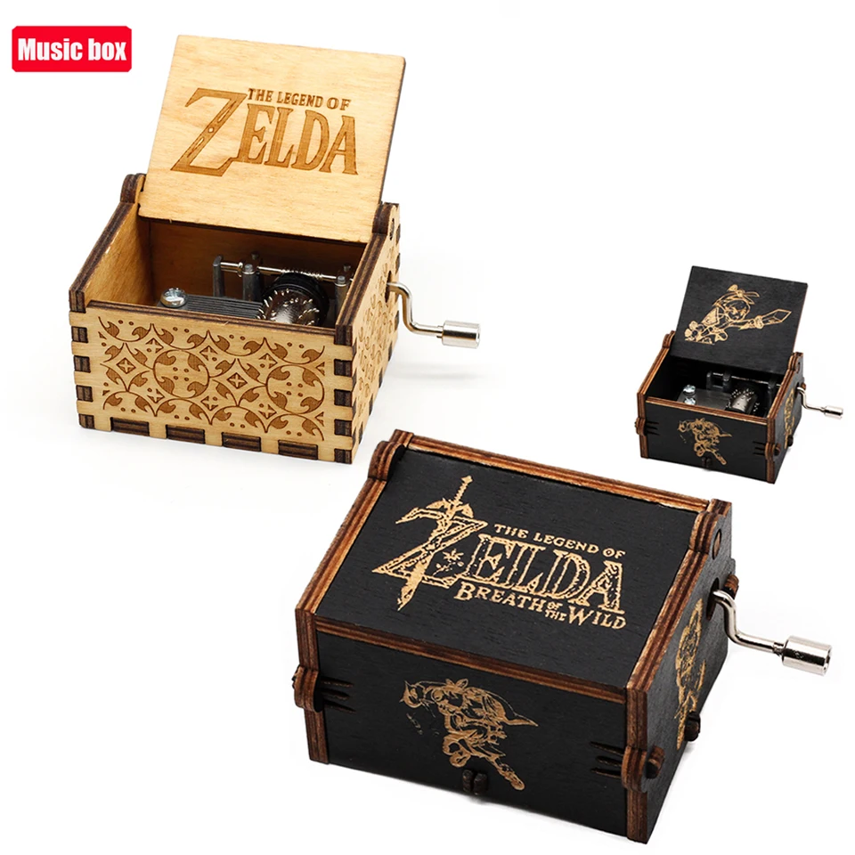 Kotak musik kayu kreatif DIY A - Musical Instrument Zelda ulasan dan harga