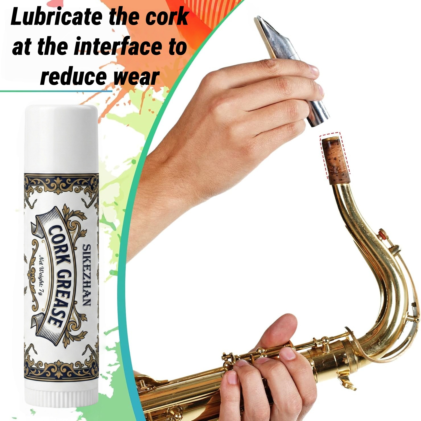 Pelumas Premium Cork Grease un - Musical Instrument Bazooka ulasan dan harga