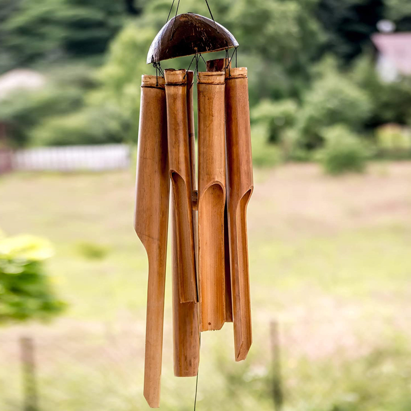 Bel angin tabung bambu buatan  - Wind Chime Tubular ulasan dan harga