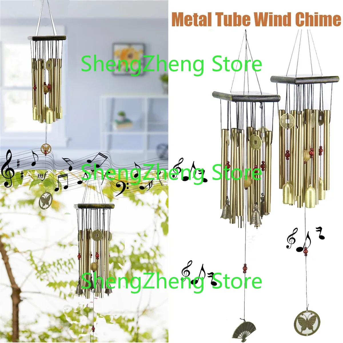 Hadiah Anti Karat Lonceng Angi - Wind Chime Tubular ulasan dan harga