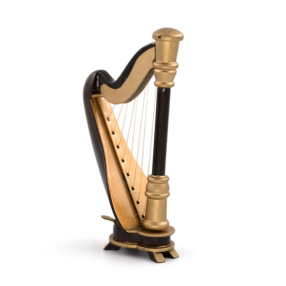 Miniatur Kayu Harpa Model Mini - Musical Instrument I Play ulasan dan harga
