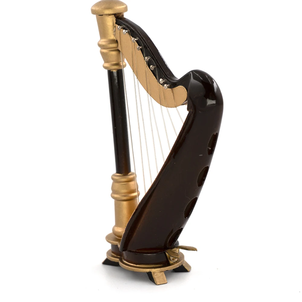 Miniatur Kayu Harpa Model Mini - Musical Instrument I Play ulasan dan harga