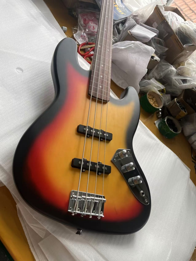 Pengiriman gratis bass elektri - Bass Guitar Fretless ulasan dan harga